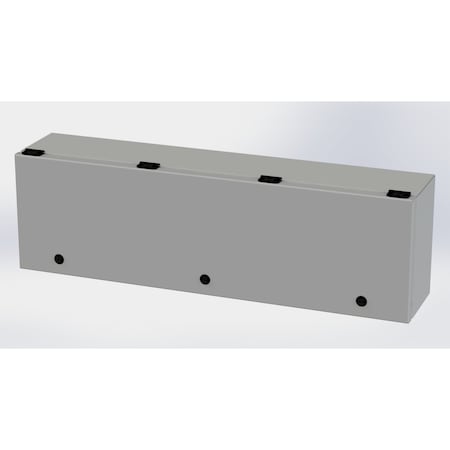 Saginaw Control & Engineering 1/4 Turn Latch Electrical Enclosures, 9 in H, 6 in D, 30 in W, NEMA 3R, 4, 12, 13, Carbon Steel SCE-L9306ELJ